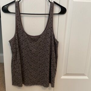 Gray American Eagle Outfitters tank top size small